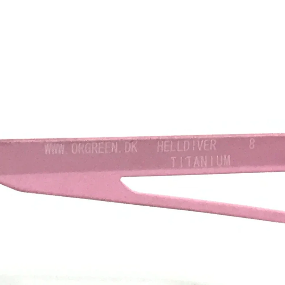 Orgreen Eyeglasses Frames HELLDIVER 8 Brown Pink Rectangular 53-15-135